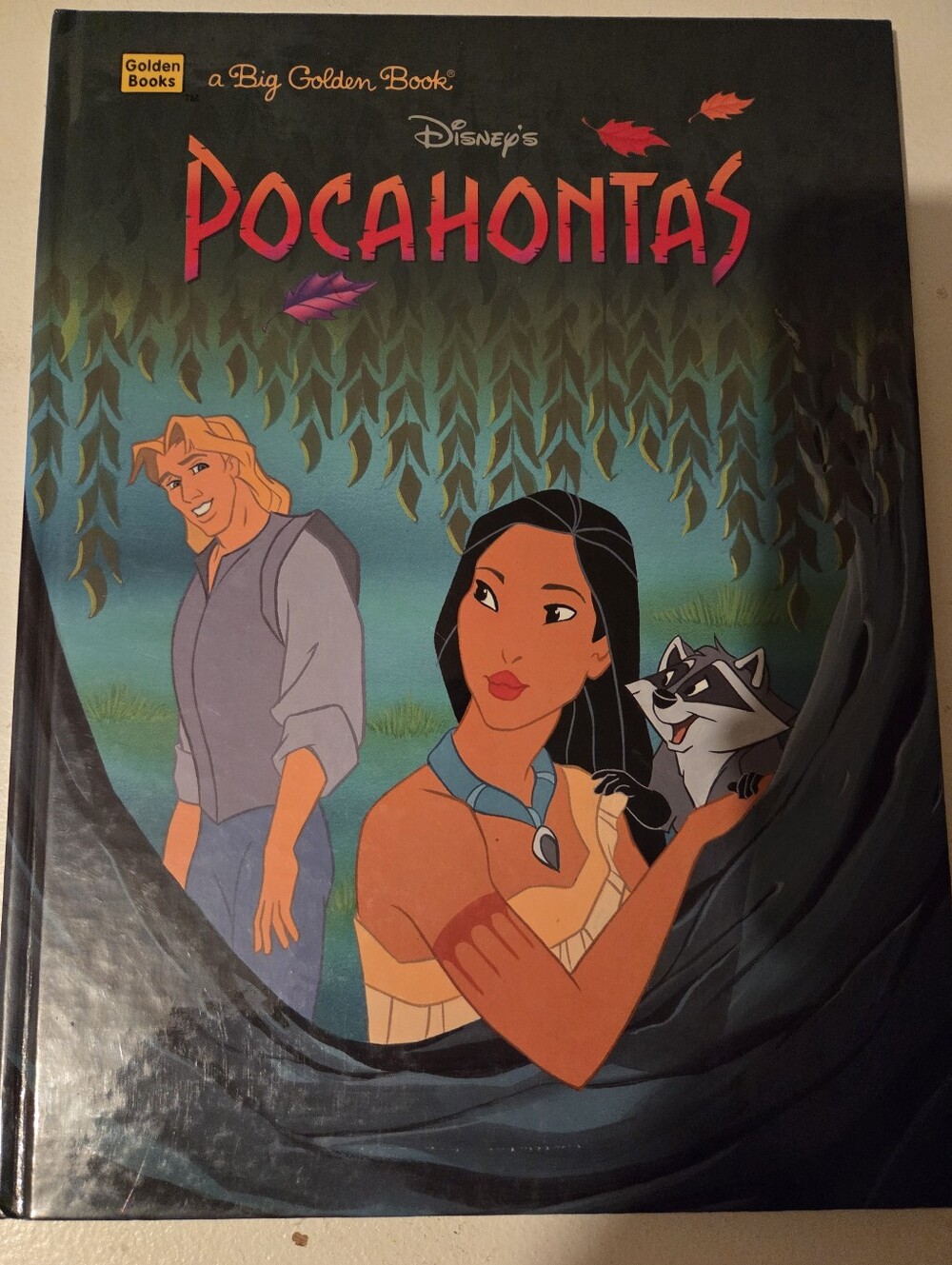 Disney Pocahontas Big Golden Book - Colorful Illustrated Cover